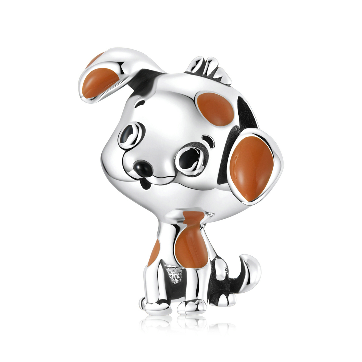 Pandora Style Schattige Puppy Bedel - SCC2159 Pandora Style Schattige Puppy Bedel - SCC2159