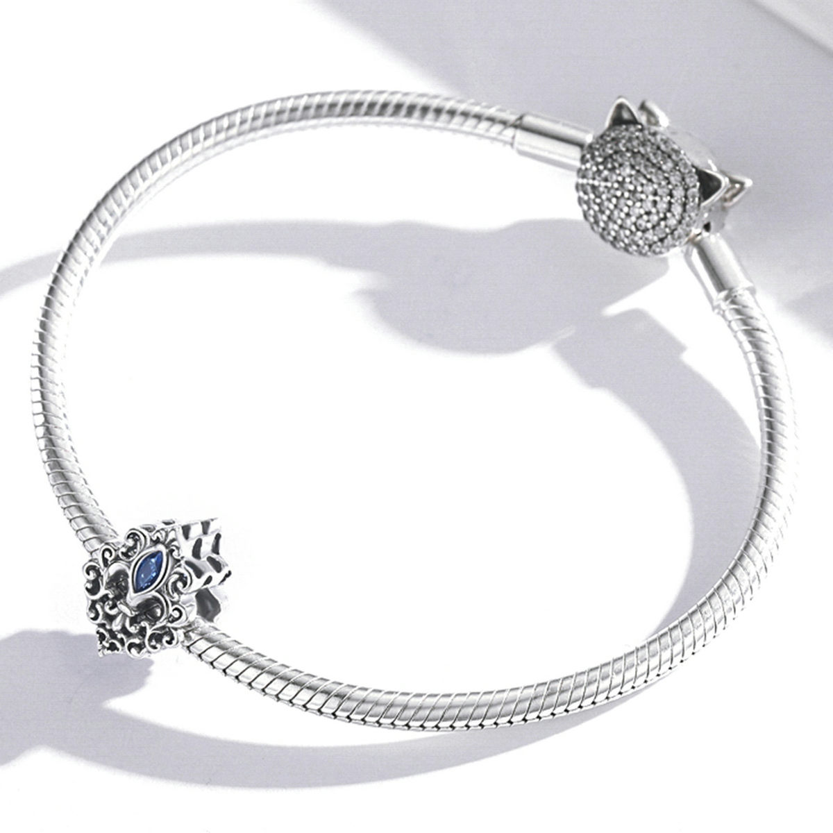 Pandora Style Vintage patroon - waterdruppels Bedel - SCC2151