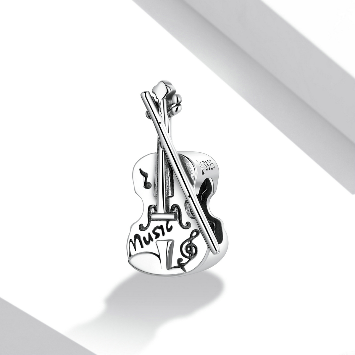 Pandora Style Vintage Viool Bedel - SCC2077