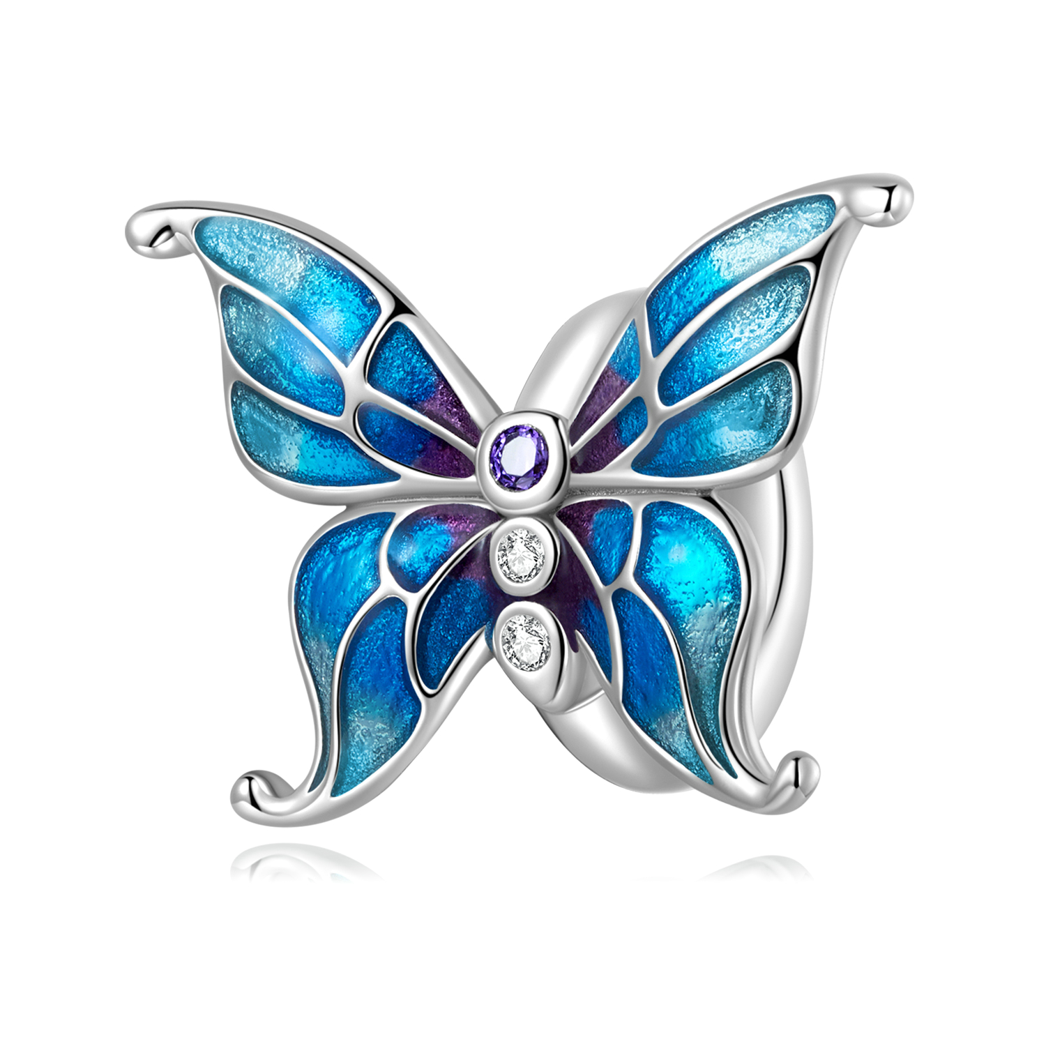 Pandora Style Vlinder Bedel - SCC2326 Pandora Style Vlinder Bedel - SCC2326