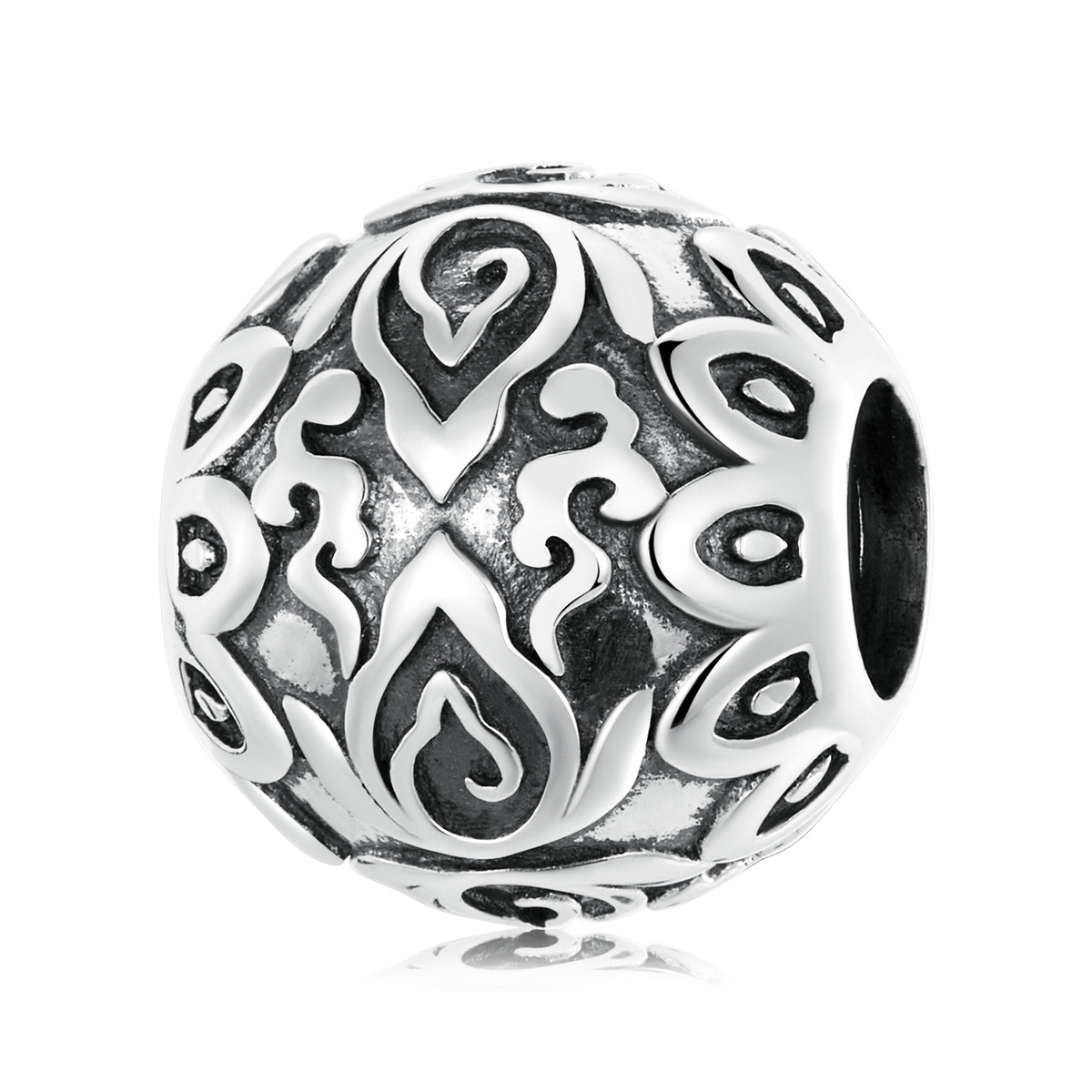 Pandora Style Zittende Boeddha en Lotus Bedel - SCC2168 Pandora Style Zittende Boeddha en Lotus Bedel - SCC2168