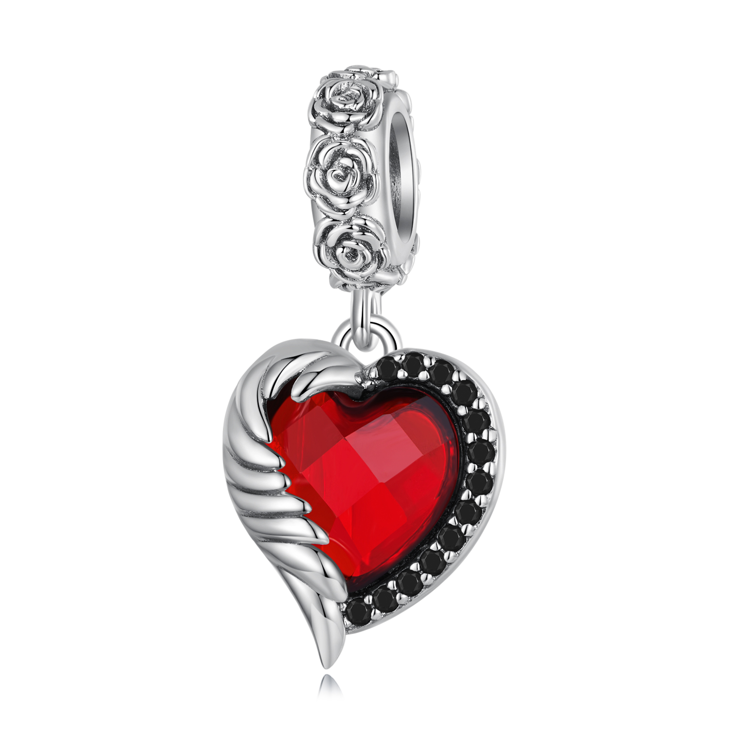 Pandora Style Centrum van Roses Hangende Bedel - SCC2406 Pandora Style Centrum van Roses Hangende Bedel - SCC2406