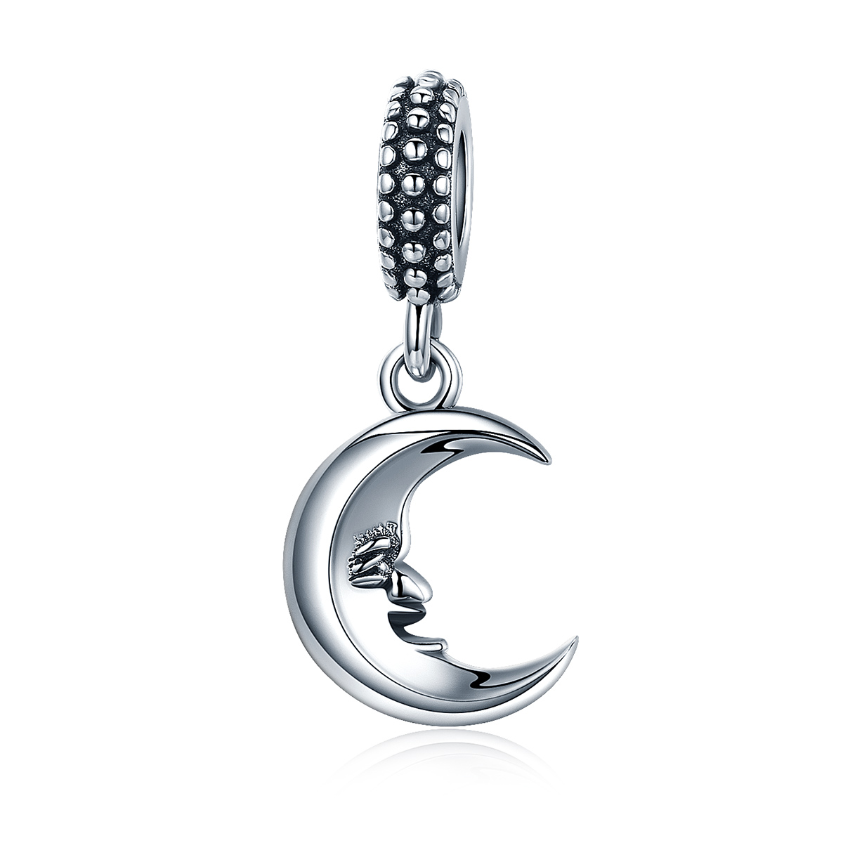 Pandora Style De heer Moon Hangende Bedel - SCC149 Pandora Style De heer Moon Hangende Bedel - SCC149