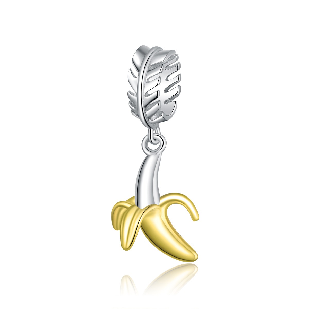 Pandora Style Heerlijke banaan Hangende Bedel - SCC1592 Pandora Style Heerlijke banaan Hangende Bedel - SCC1592