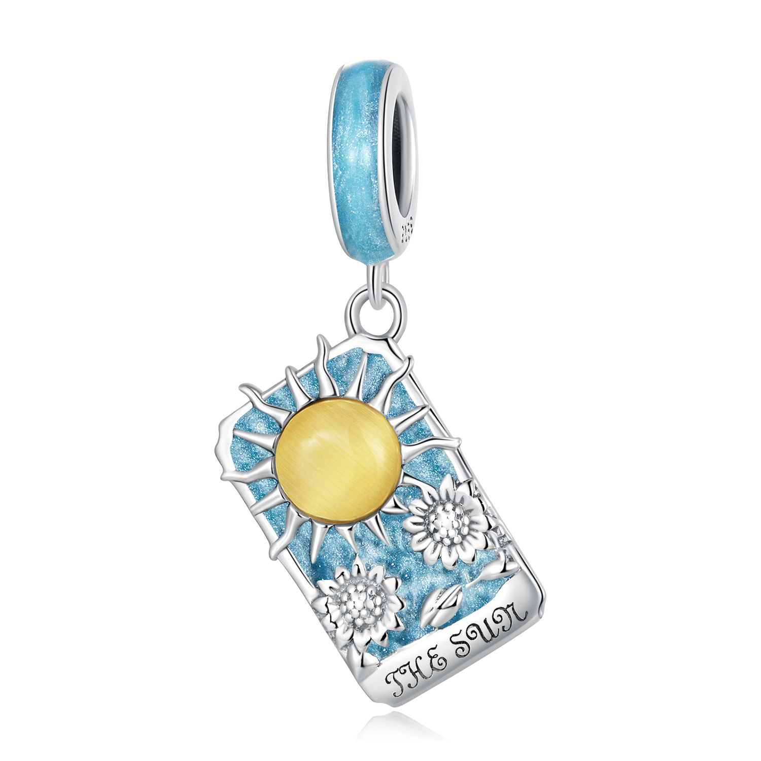 Pandora Style Tarot - Zon Hangende Bedel - SCC2264 Pandora Style Tarot - Zon Hangende Bedel - SCC2264