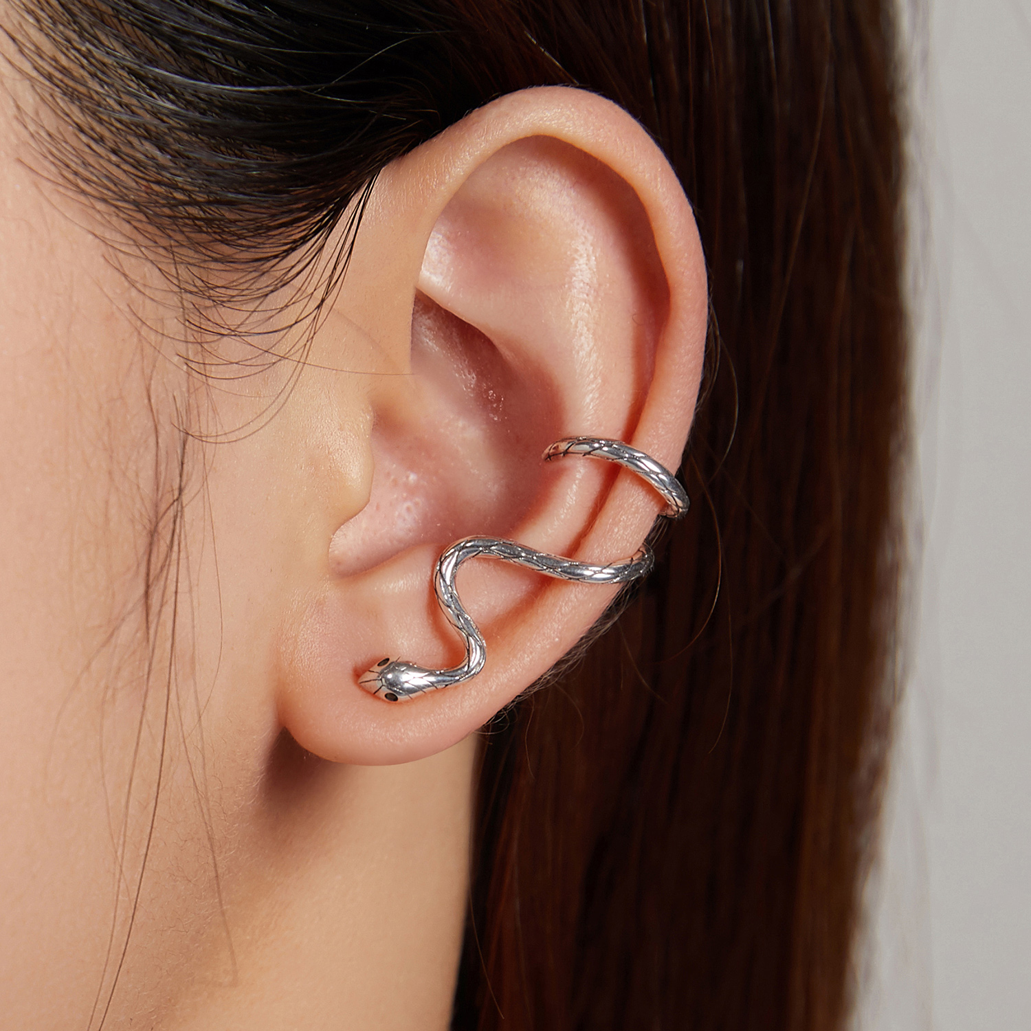 Pandora Style Mystieke Slang Oorclip - BSE510