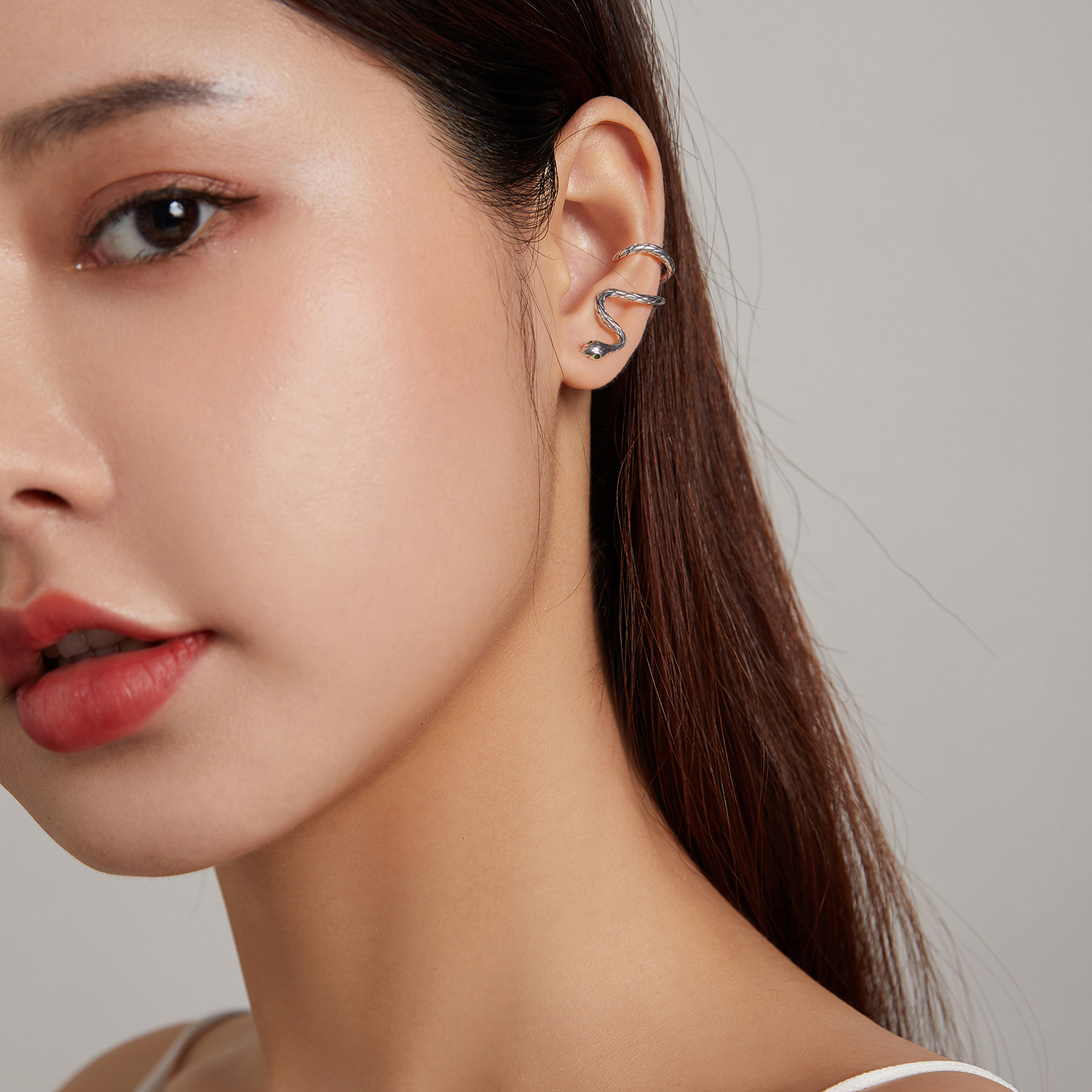 Pandora Style Mystieke Slang Oorclip - BSE510