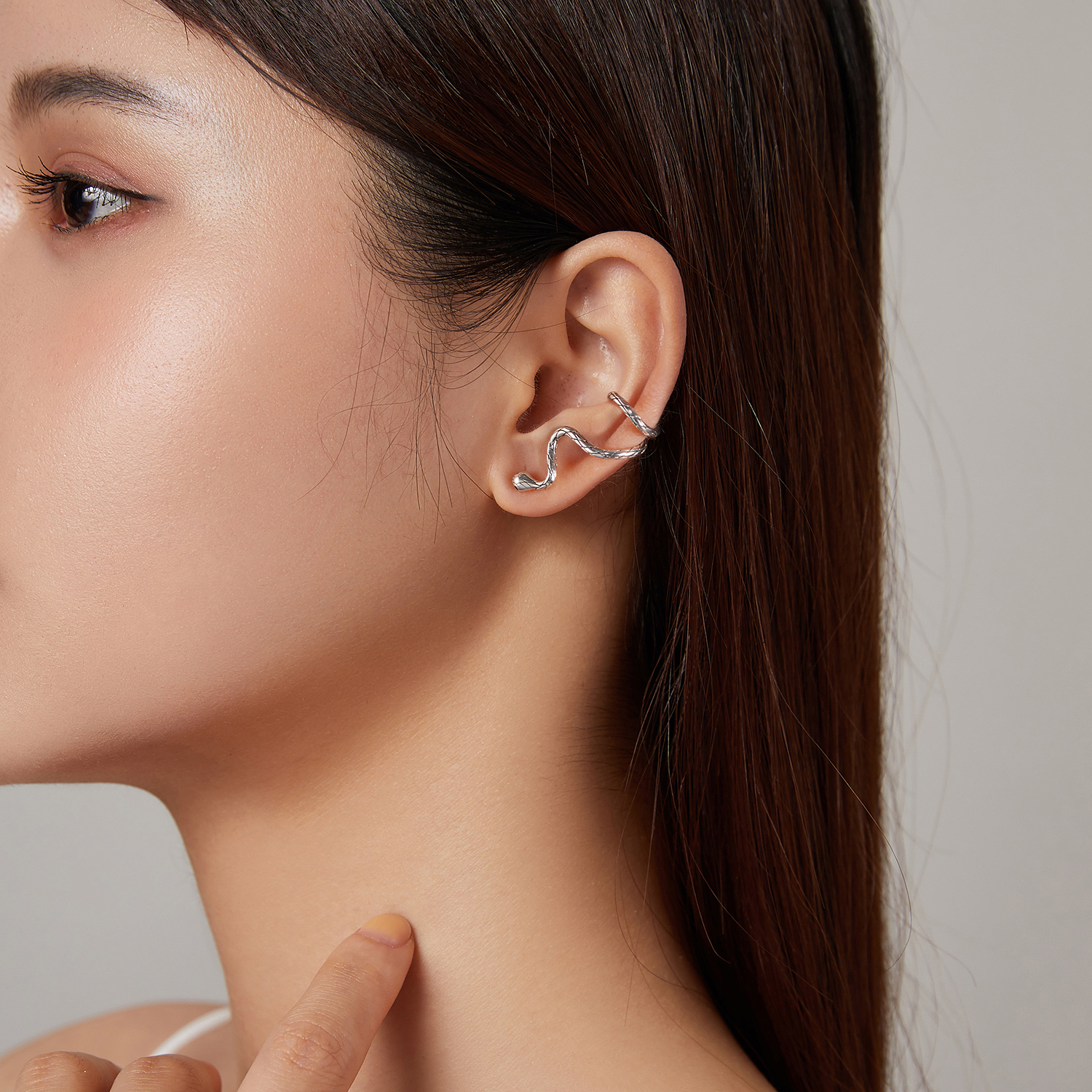 Pandora Style Mystieke Slang Oorclip - BSE510