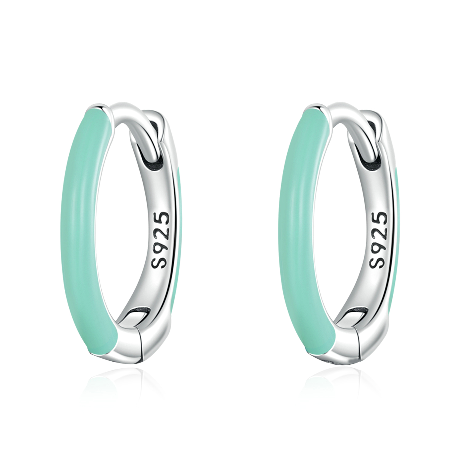 Pandora Style Dubbele cirkel Oorbellen - SCE1454 Pandora Style Dubbele cirkel Oorbellen - SCE1454
