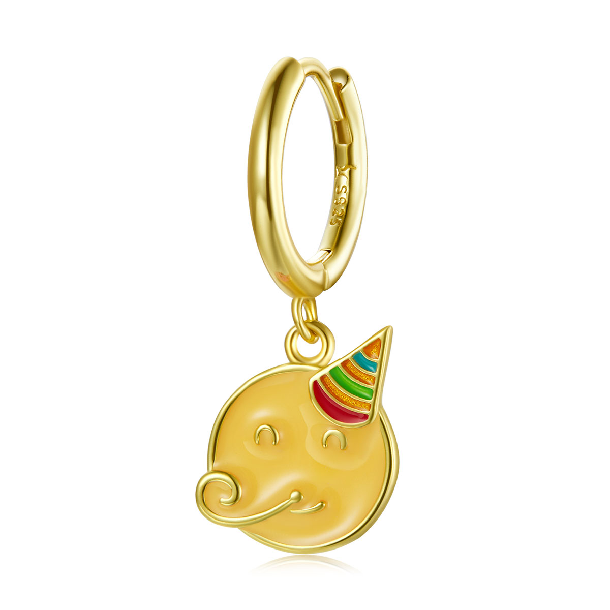 Pandora Style Emoji - Vieren Oorbellen - SCE1204-A Pandora Style Emoji - Vieren Oorbellen - SCE1204-A