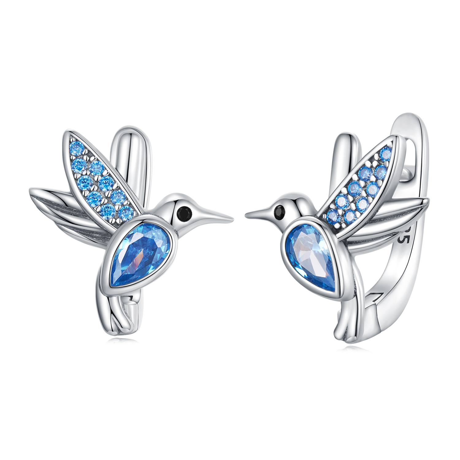 Pandora Style Kolibrie Oorbellen - SCE1503 Pandora Style Kolibrie Oorbellen - SCE1503