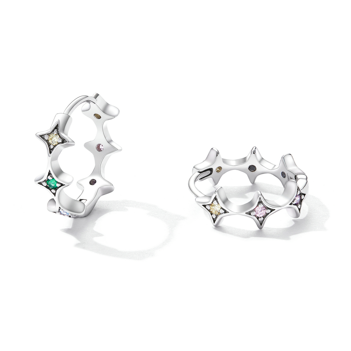 Pandora Style Mans Ster Oorbellen - SCE1389