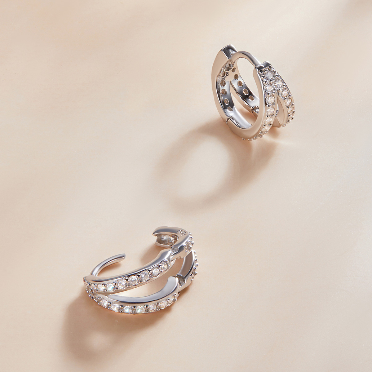 Pandora Style Moderne Vrouw Oorbellen - SCE1187-A