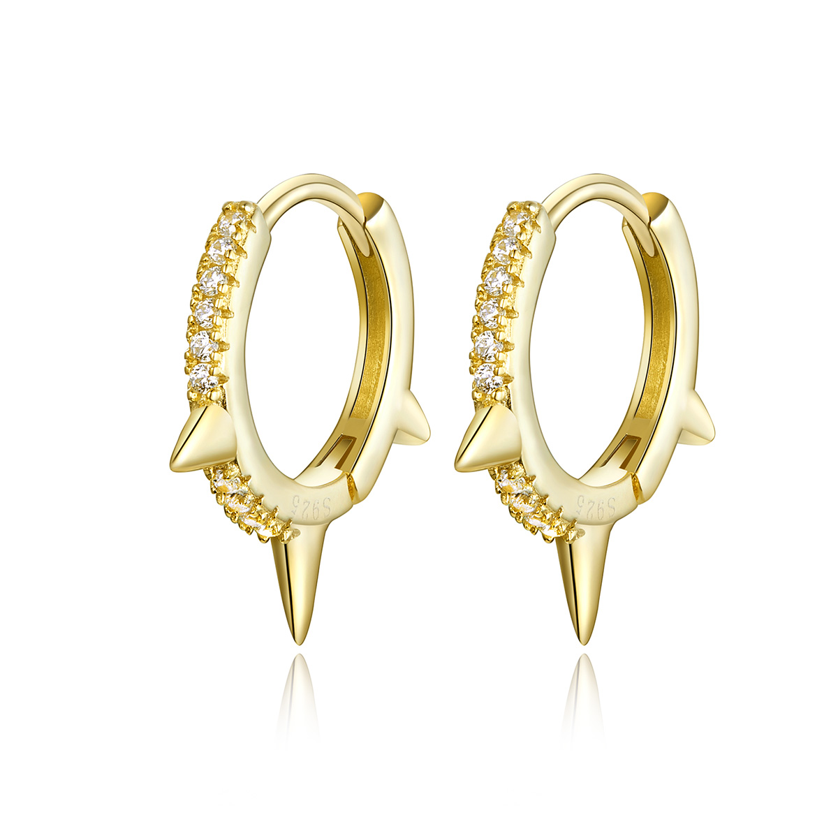 Pandora Style Onregelmatige geometrie Oorbellen - BSE168 Pandora Style Onregelmatige geometrie Oorbellen - BSE168
