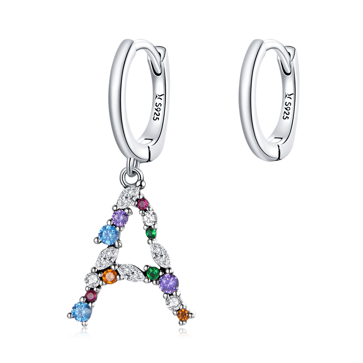 Pandora Style Romantisch Meisje Oorbellen - SCE1030 Pandora Style Romantisch Meisje Oorbellen - SCE1030