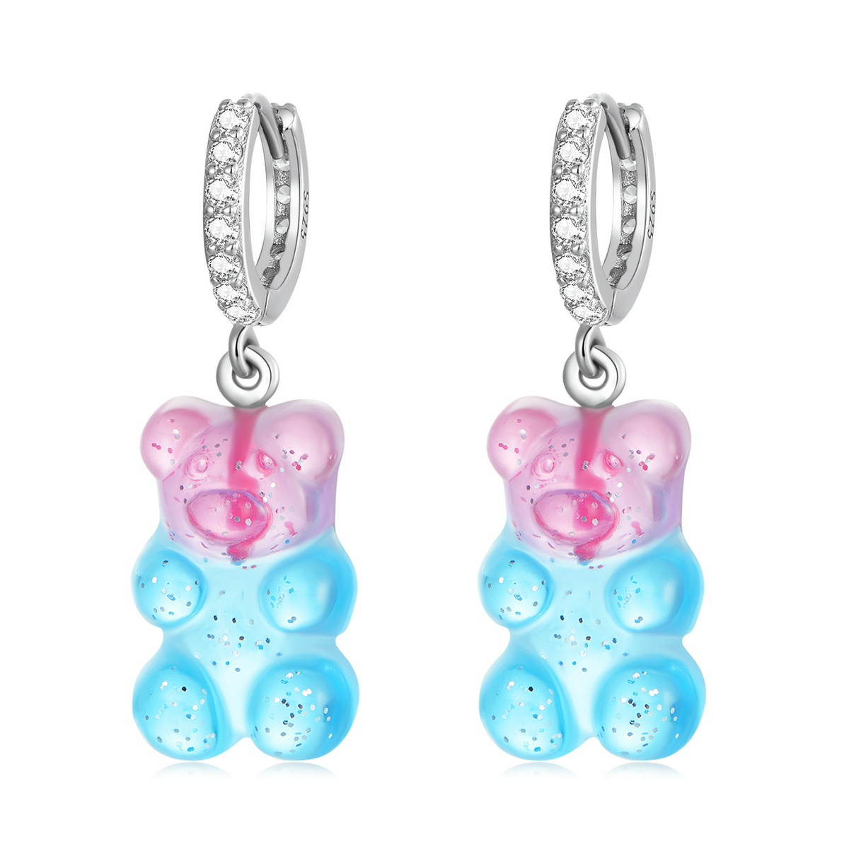 Pandora Style Snoepbeer Oorbellen - SCE1388
