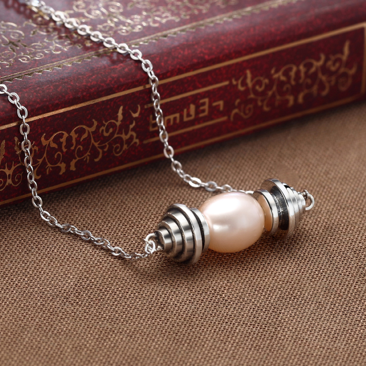 Pandora Style Charm Scrollen Ketting - VSN036