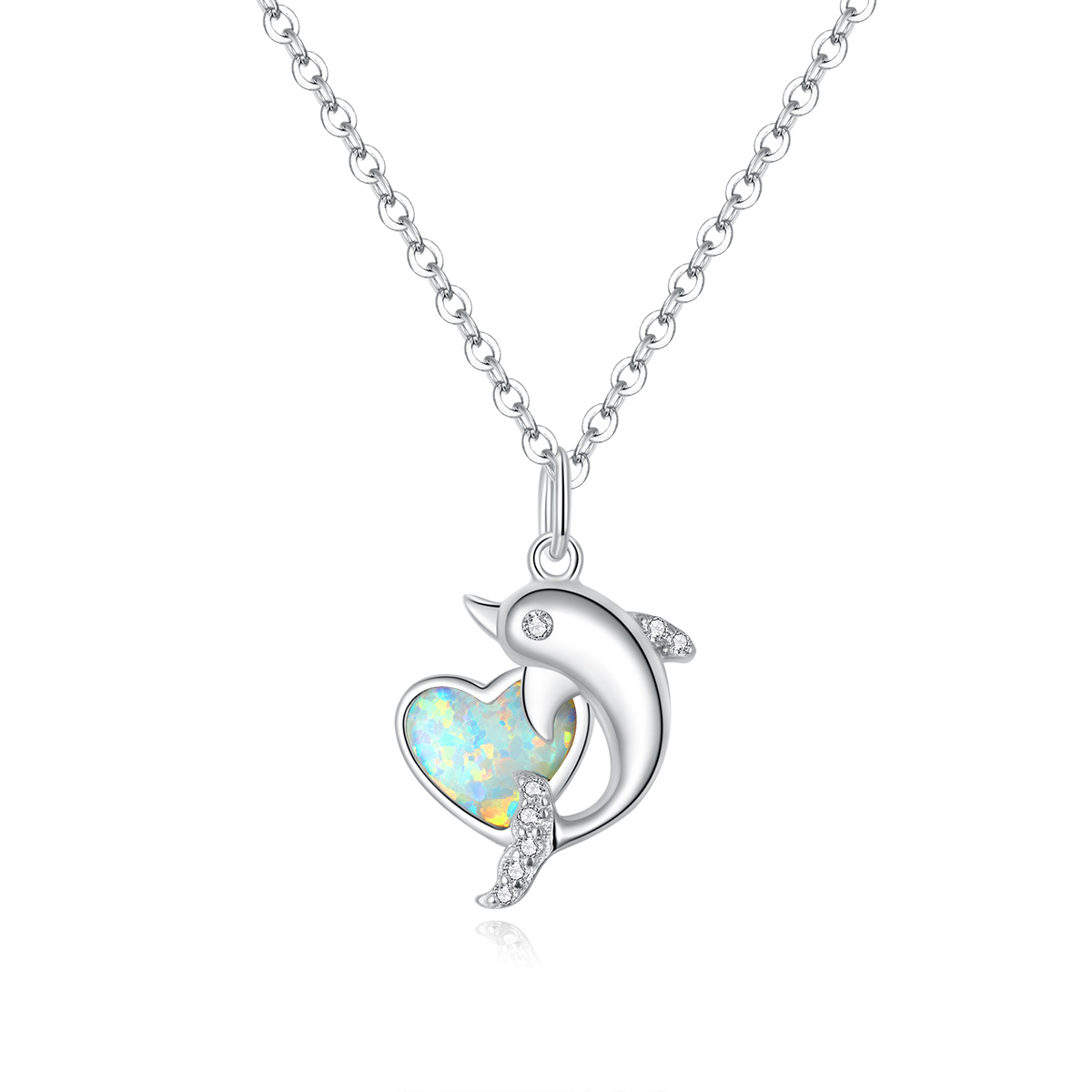Pandora Style Dolfijn Elf Ketting - SCN412 Pandora Style Dolfijn Elf Ketting - SCN412