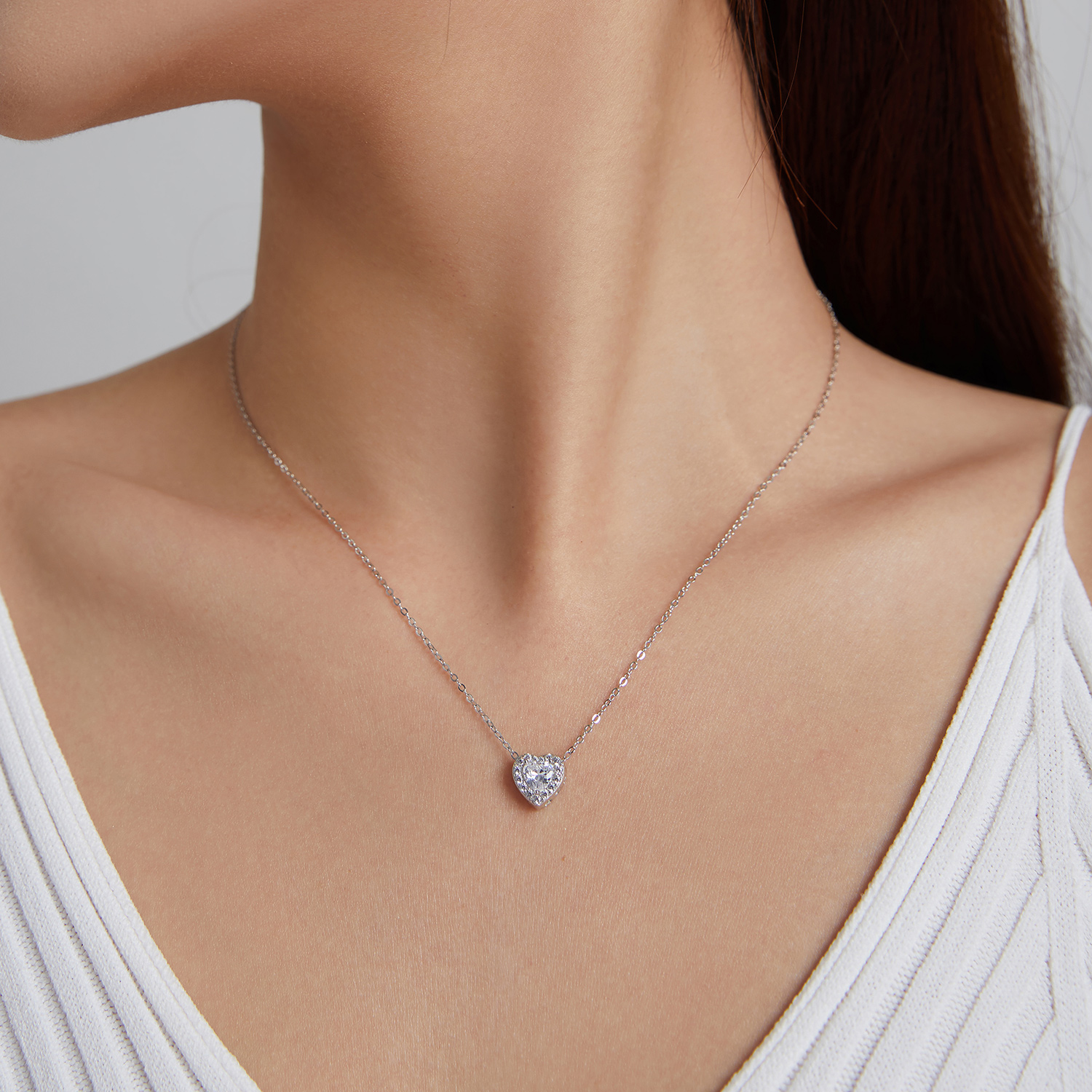 Pandora Style Heldere liefde Ketting - SCN455