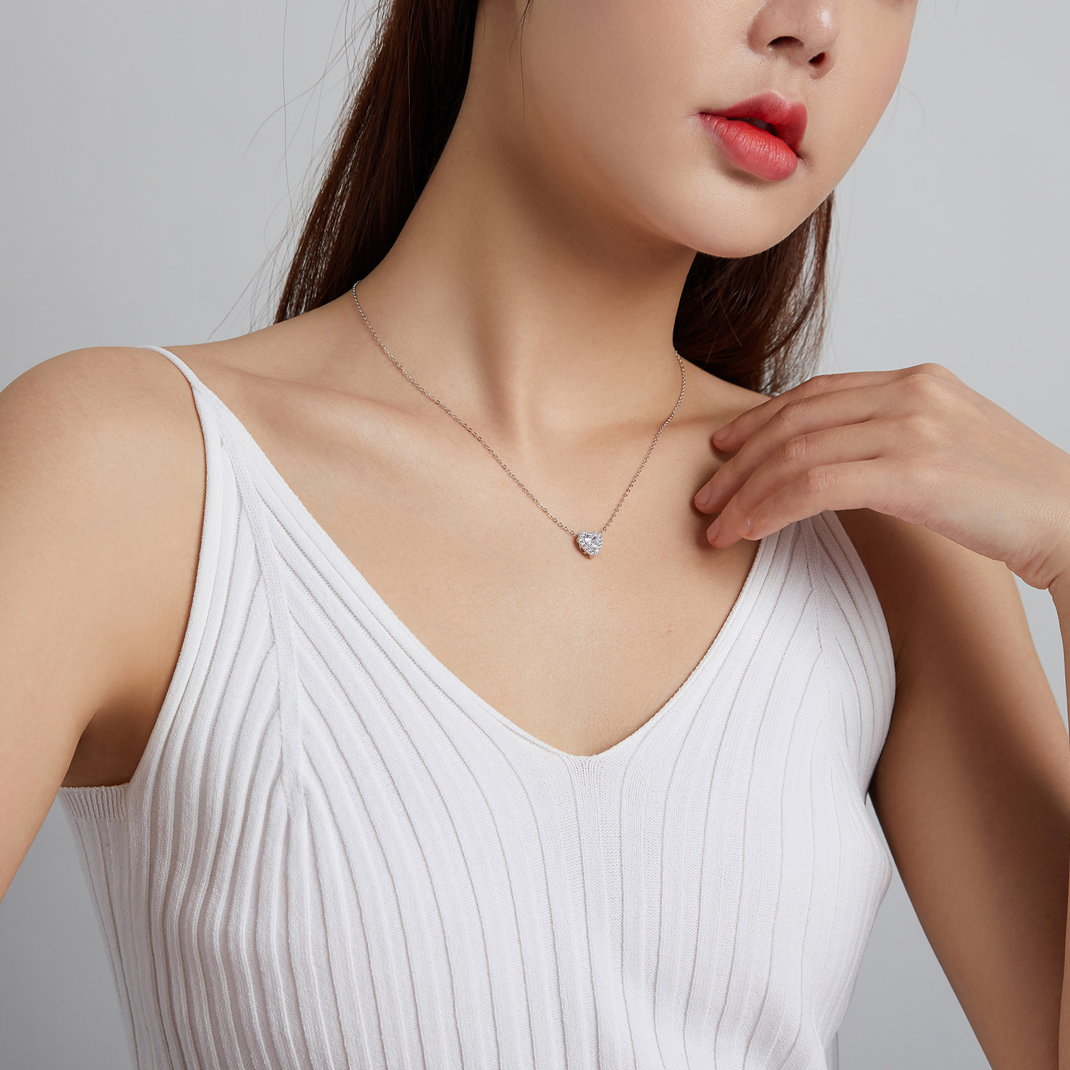 Pandora Style Heldere liefde Ketting - SCN455