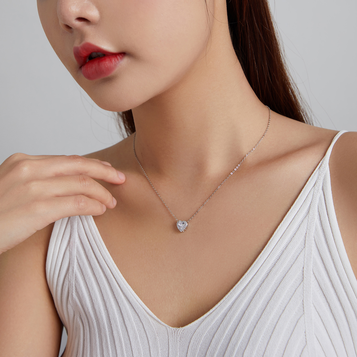 Pandora Style Heldere liefde Ketting - SCN455