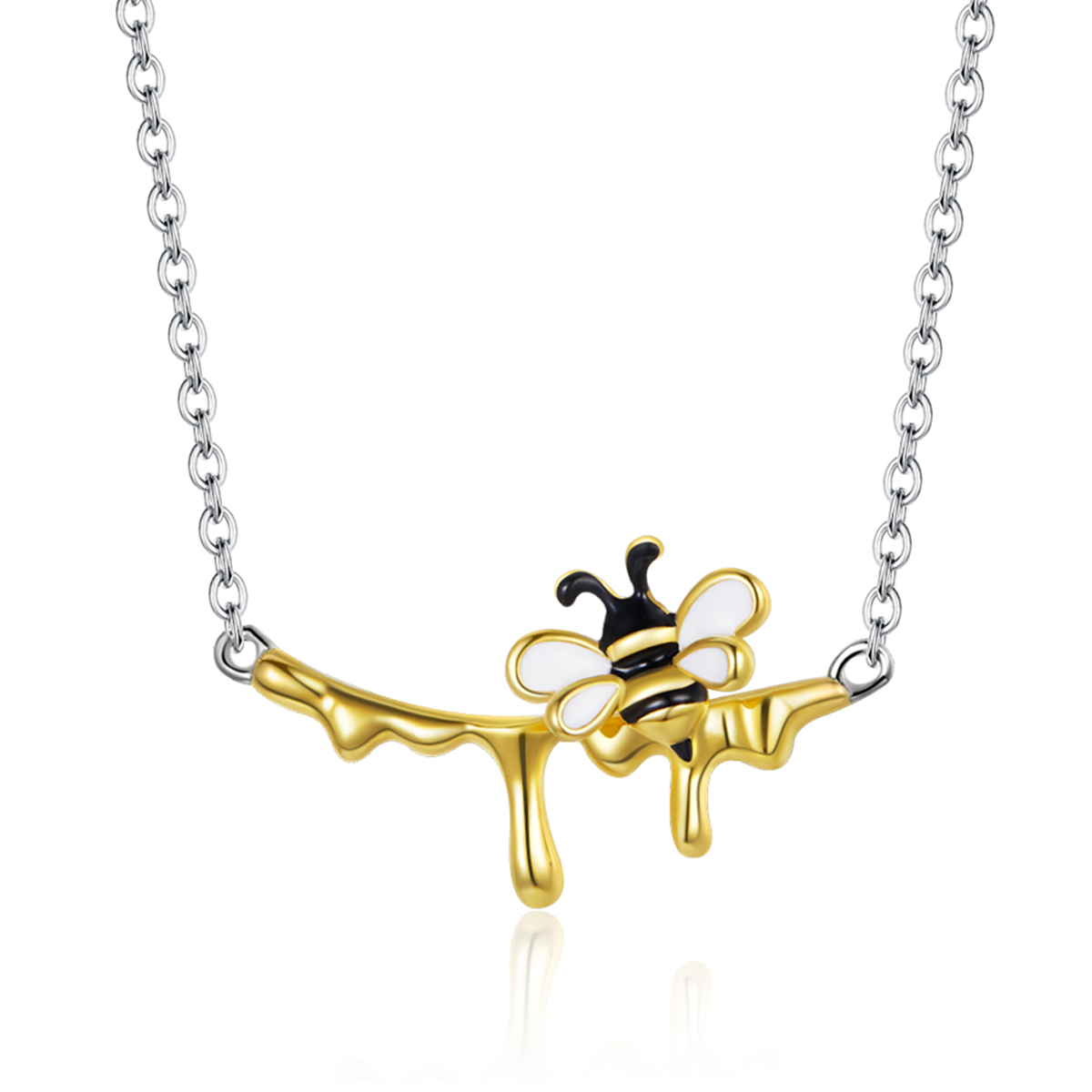 Pandora Style Honing en bijen Ketting - SCN460 Pandora Style Honing en bijen Ketting - SCN460