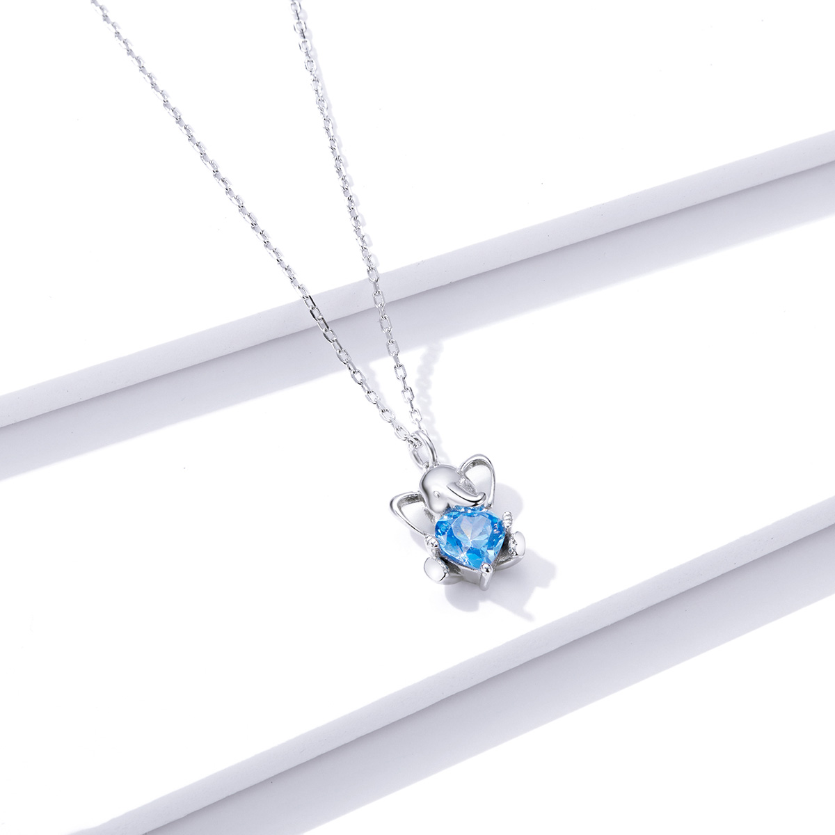 Pandora Style Levendige Olifant Ketting - BSN180