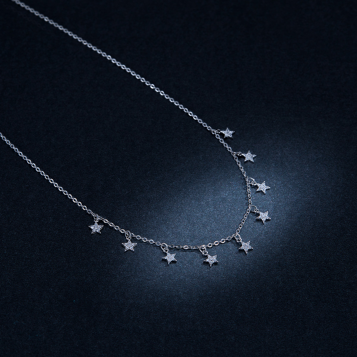 Pandora Style Ster Ketting - BSN116