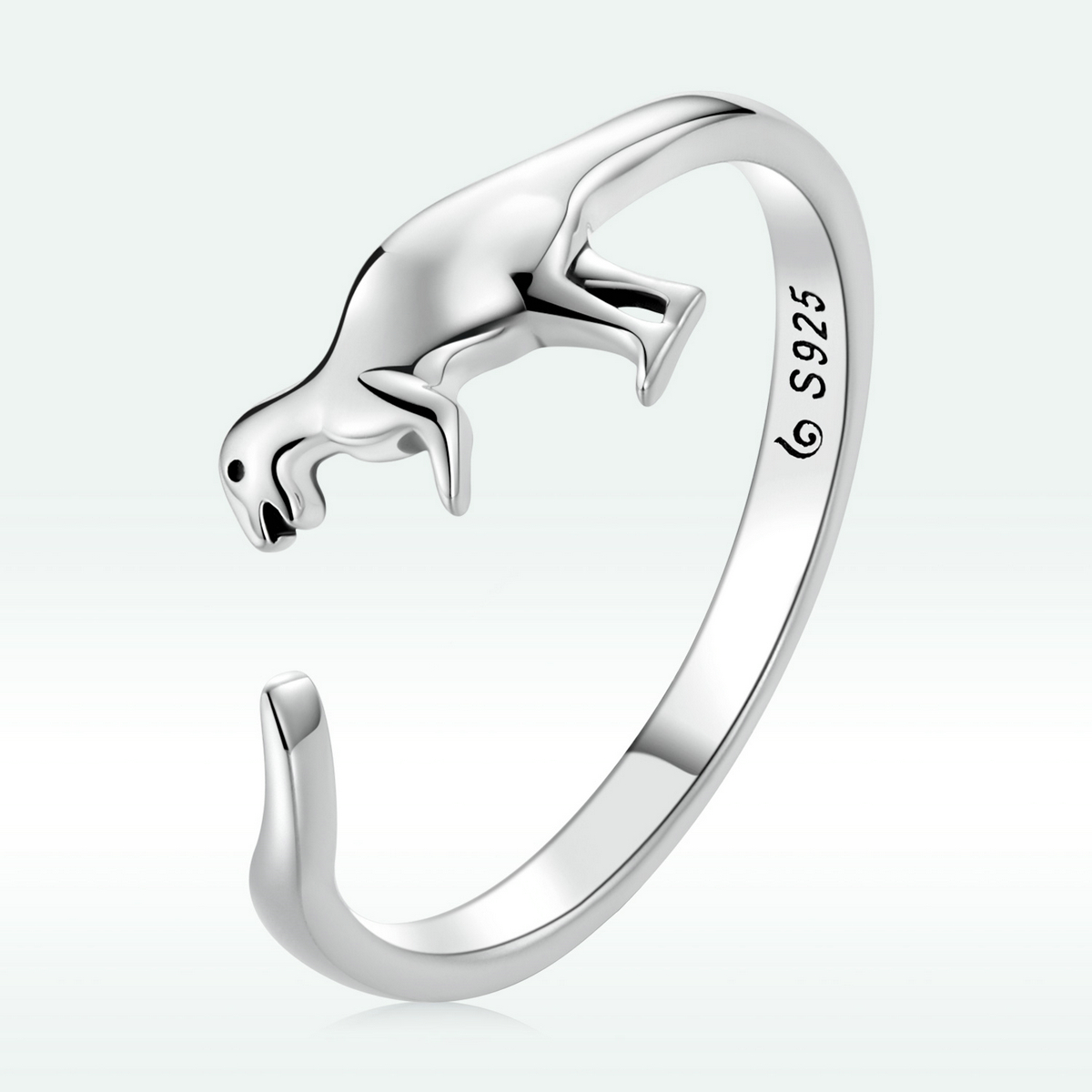 Pandora Style Dinosaurus Open Ring - BSR226 Pandora Style Dinosaurus Open Ring - BSR226