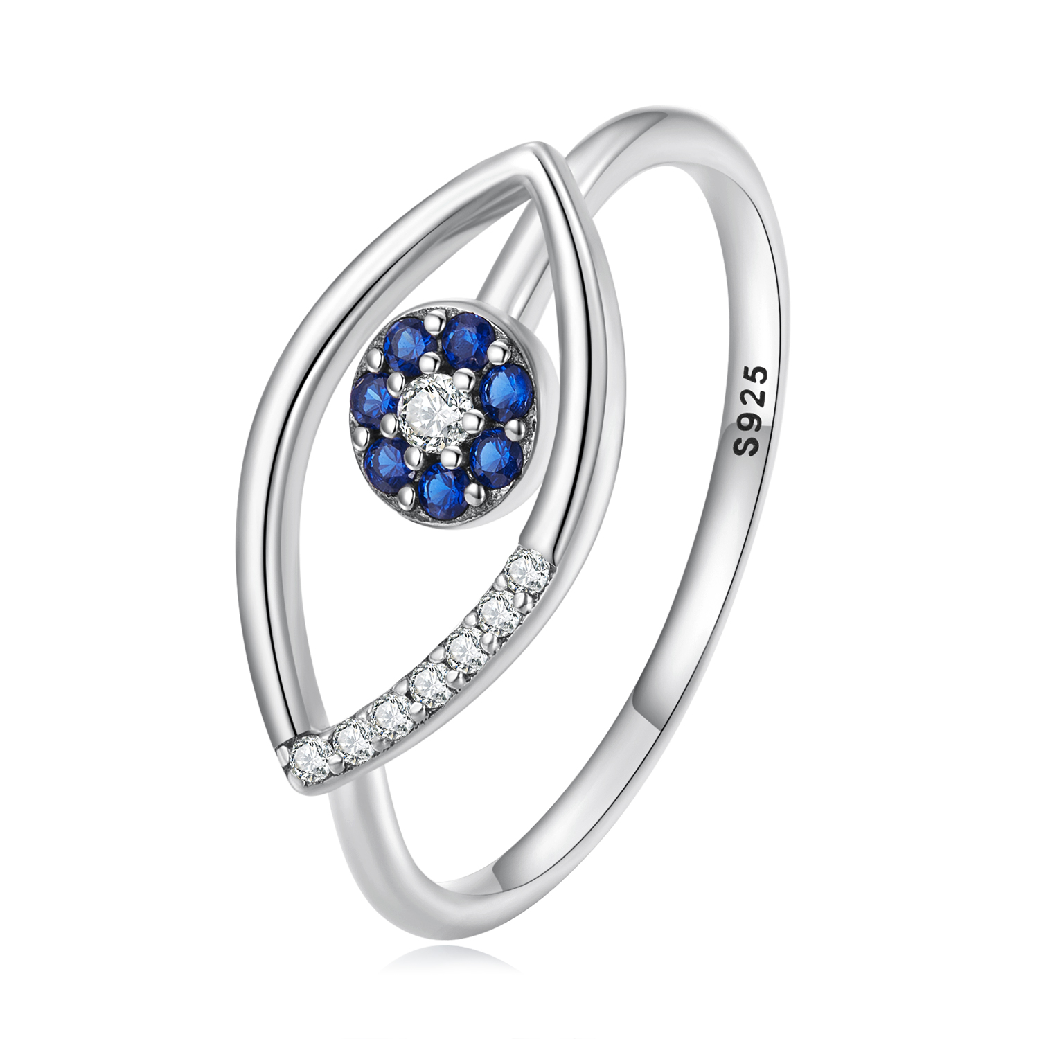 Pandora Style Duivelsoog Open Ring - SCR875 Pandora Style Duivelsoog Open Ring - SCR875