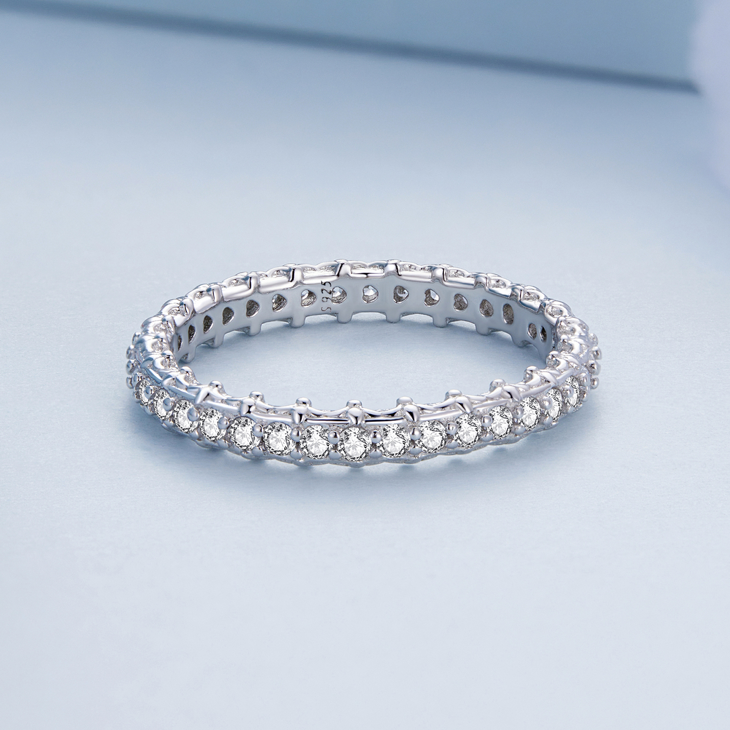 Pandora Style Patroon Kleur Zirkonium Ring - BSR277