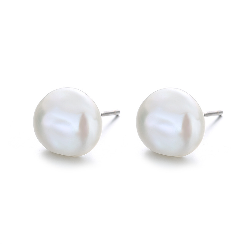 Pandora Style Barokke Parel Oorknopjes - BSE604 Pandora Style Barokke Parel Oorknopjes - BSE604