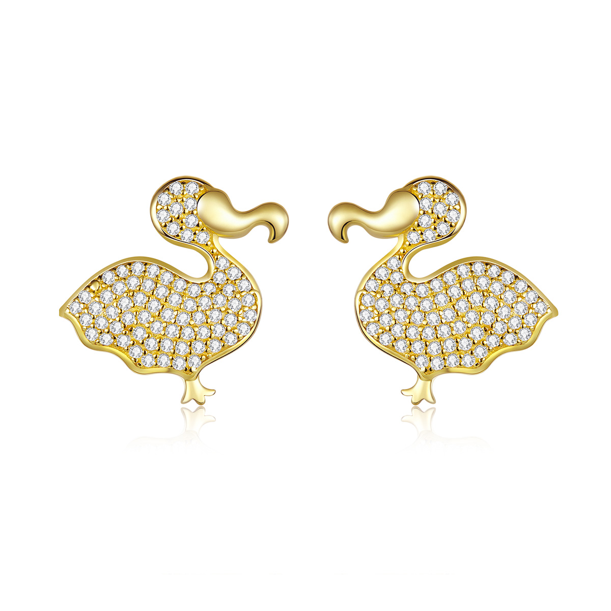 Pandora Style Dodo Vogel Oorknopjes - BSE370