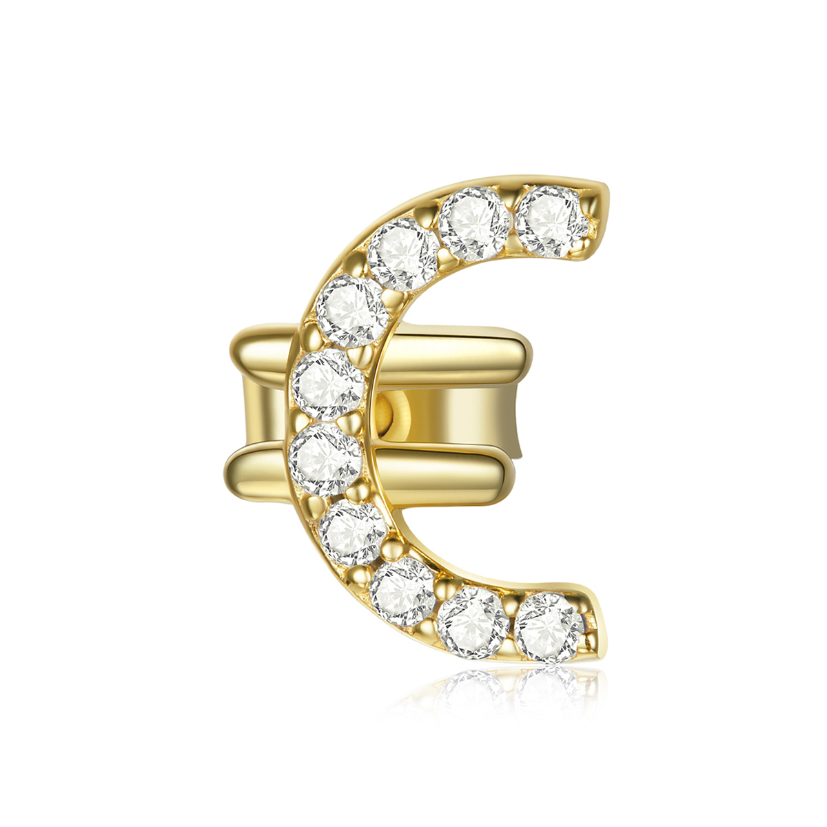Pandora Style Geheim Symbool - € Oorknopjes - SCE1074 Pandora Style Geheim Symbool - € Oorknopjes - SCE1074