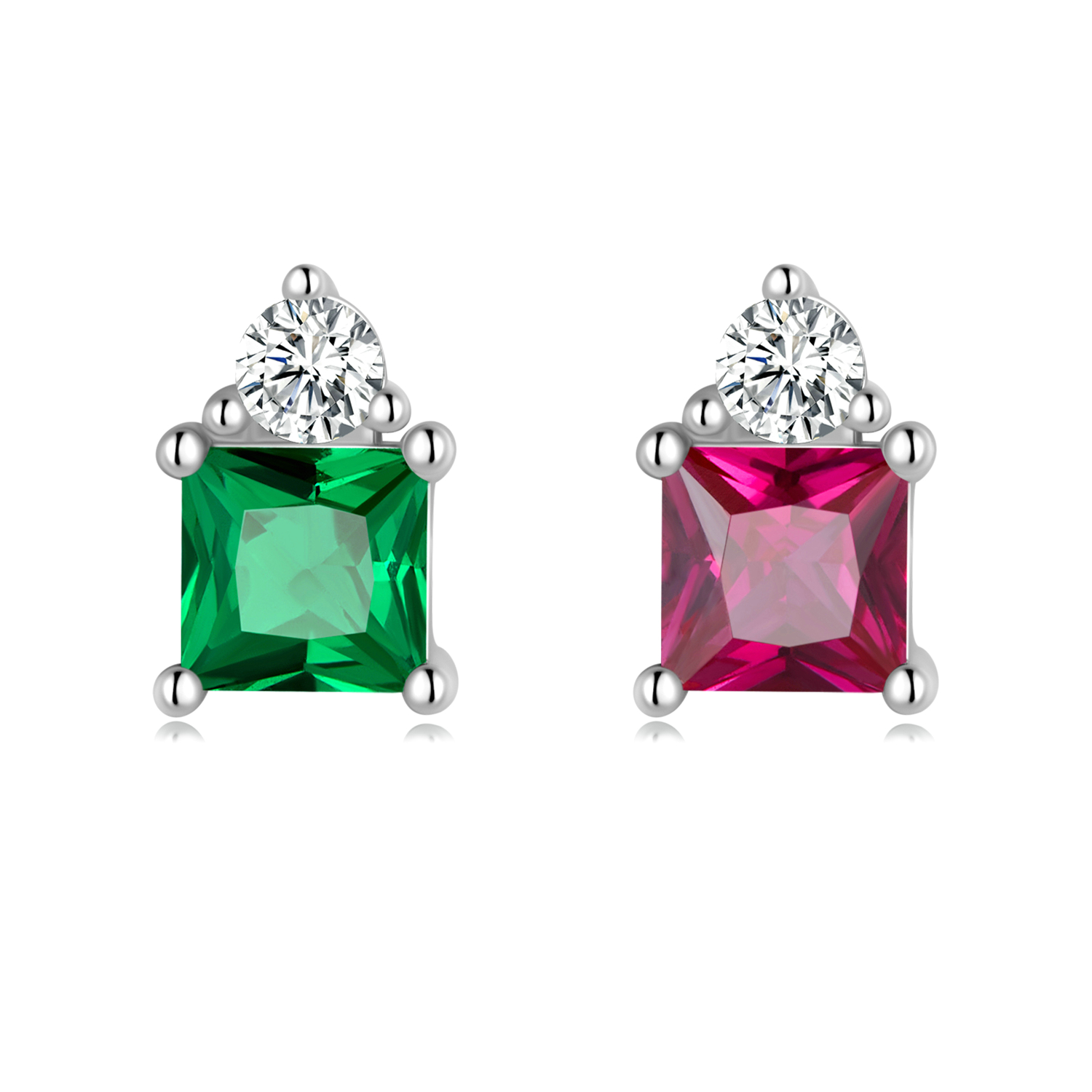 Pandora Style Kleurrijke Prinses Party Snoepjes Oorknopjes - SCE1465