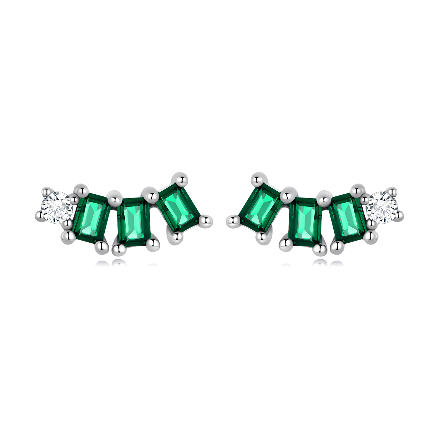 Pandora Style Mozaïek Edelstenen Oorknopjes - BSE704
