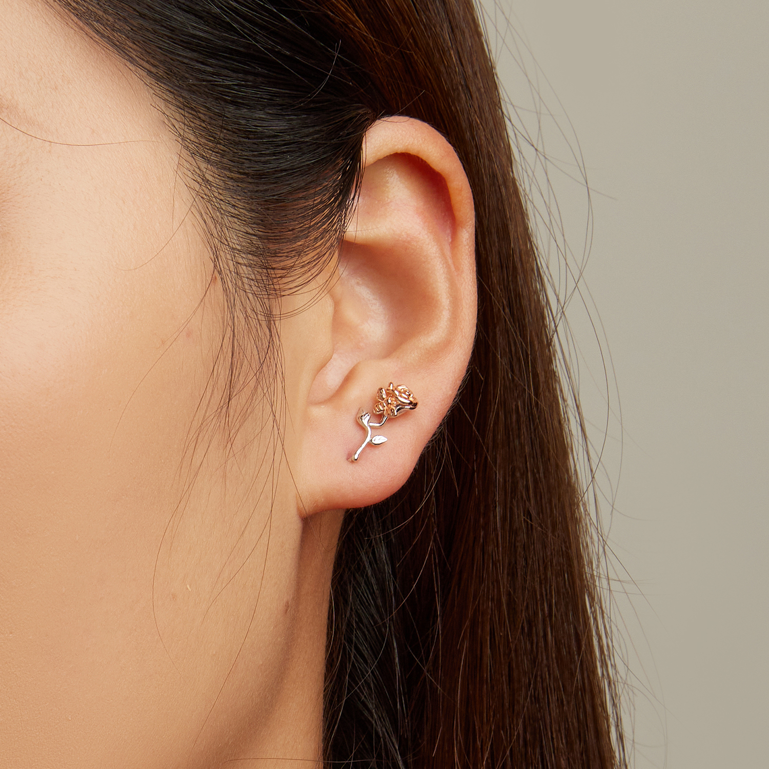 Pandora Style Roos Oorknopjes - BSE682