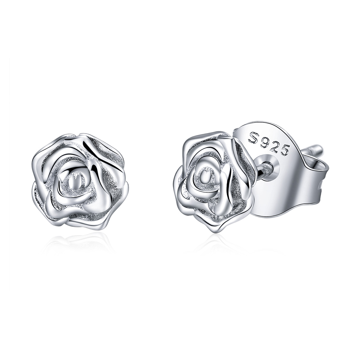 Pandora Style Rose Verhaal Oorknopjes - BSE012 Pandora Style Rose Verhaal Oorknopjes - BSE012