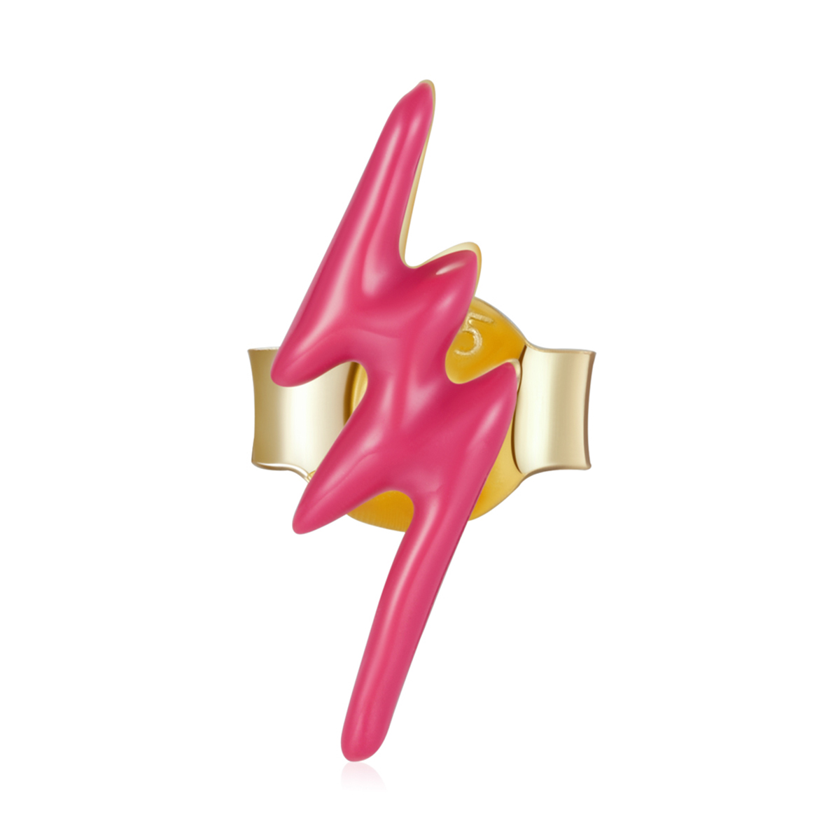 Pandora Style Roze Lightning Oorknopjes - SCE1236 Pandora Style Roze Lightning Oorknopjes - SCE1236