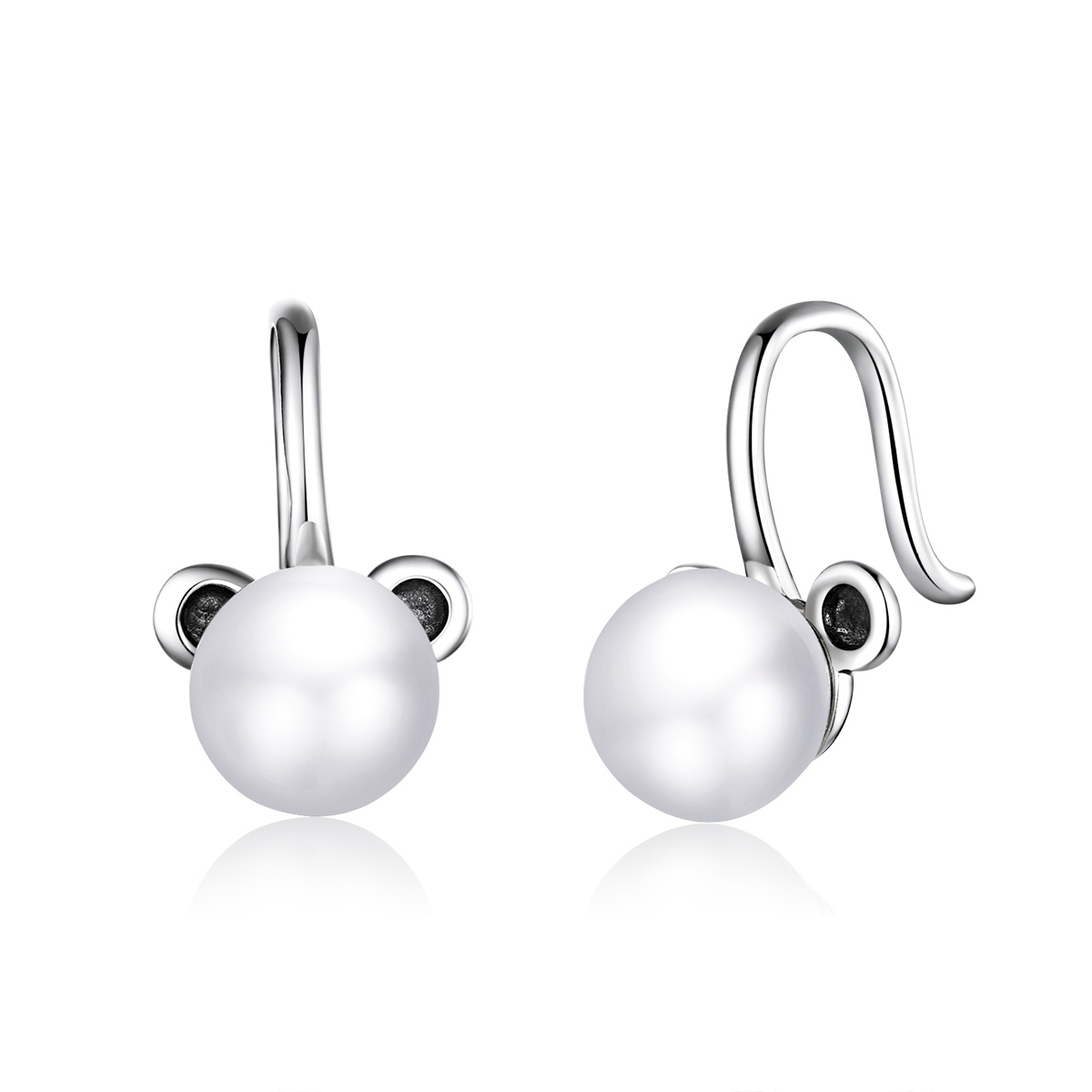 Pandora Style Schattige Beer Oorknopjes - SCE918 Pandora Style Schattige Beer Oorknopjes - SCE918