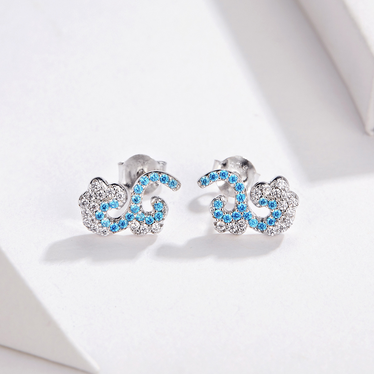 Pandora Style Zomer Spray Oorknopjes - BSE121