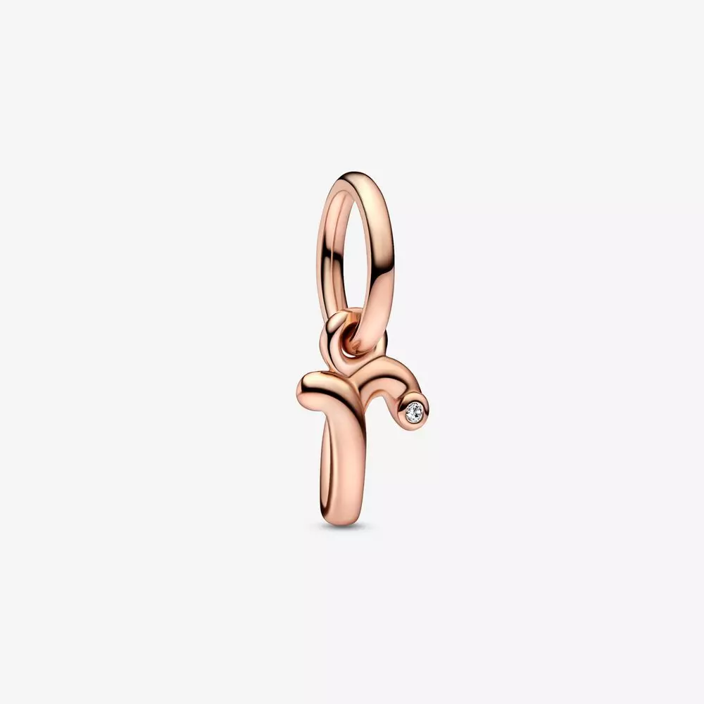 PANDORA Letter R Script Alphabet Dangle Charm - 782477C01