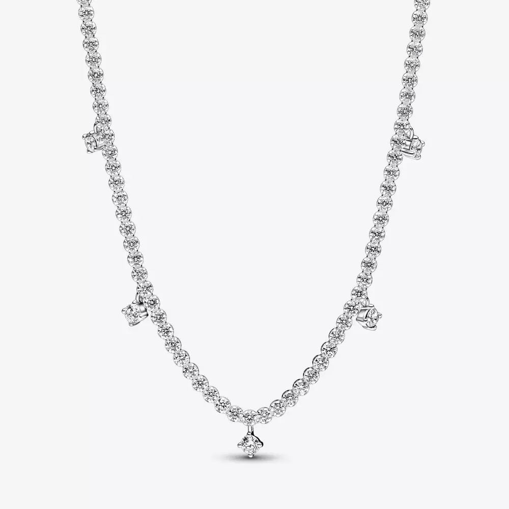 PANDORA Sprankelende Druppel Collier Ketting - 392405C01