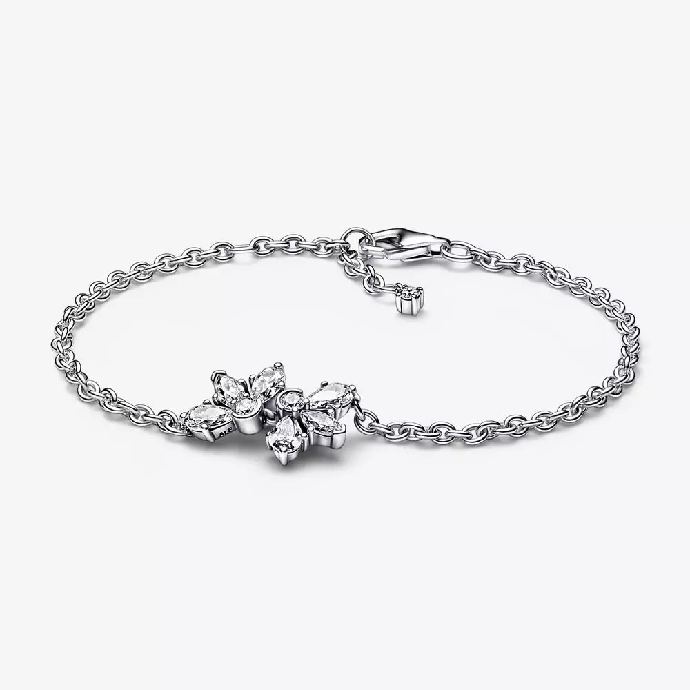 PANDORA Sprankelende Herbarium Cluster Kettingarmband - 592398C01