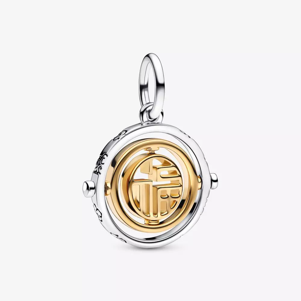 PANDORA Twee-tone Fu Draaiende Bedel - 762536C00