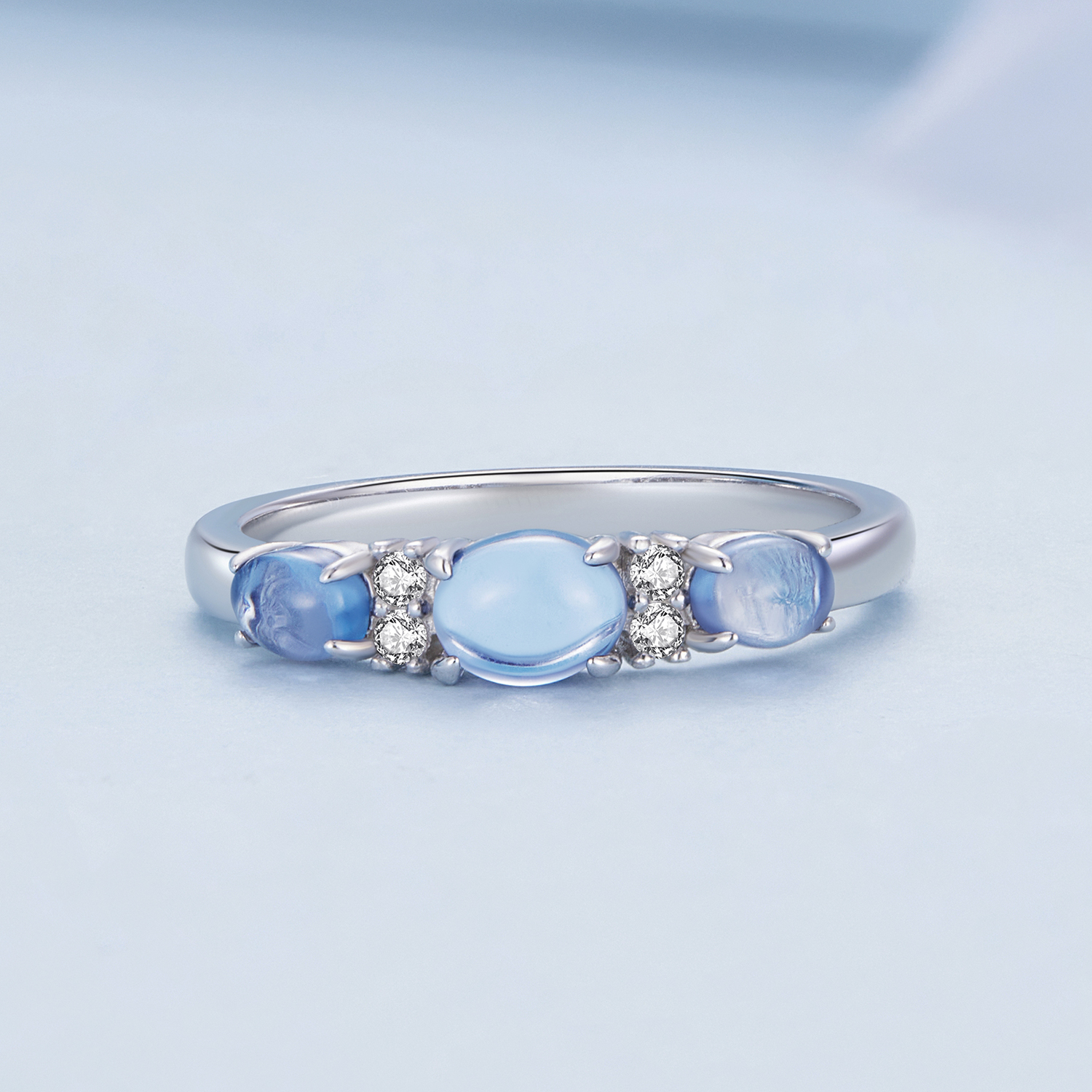 Pandora Stijl 3 Stenen Ring - BSR427