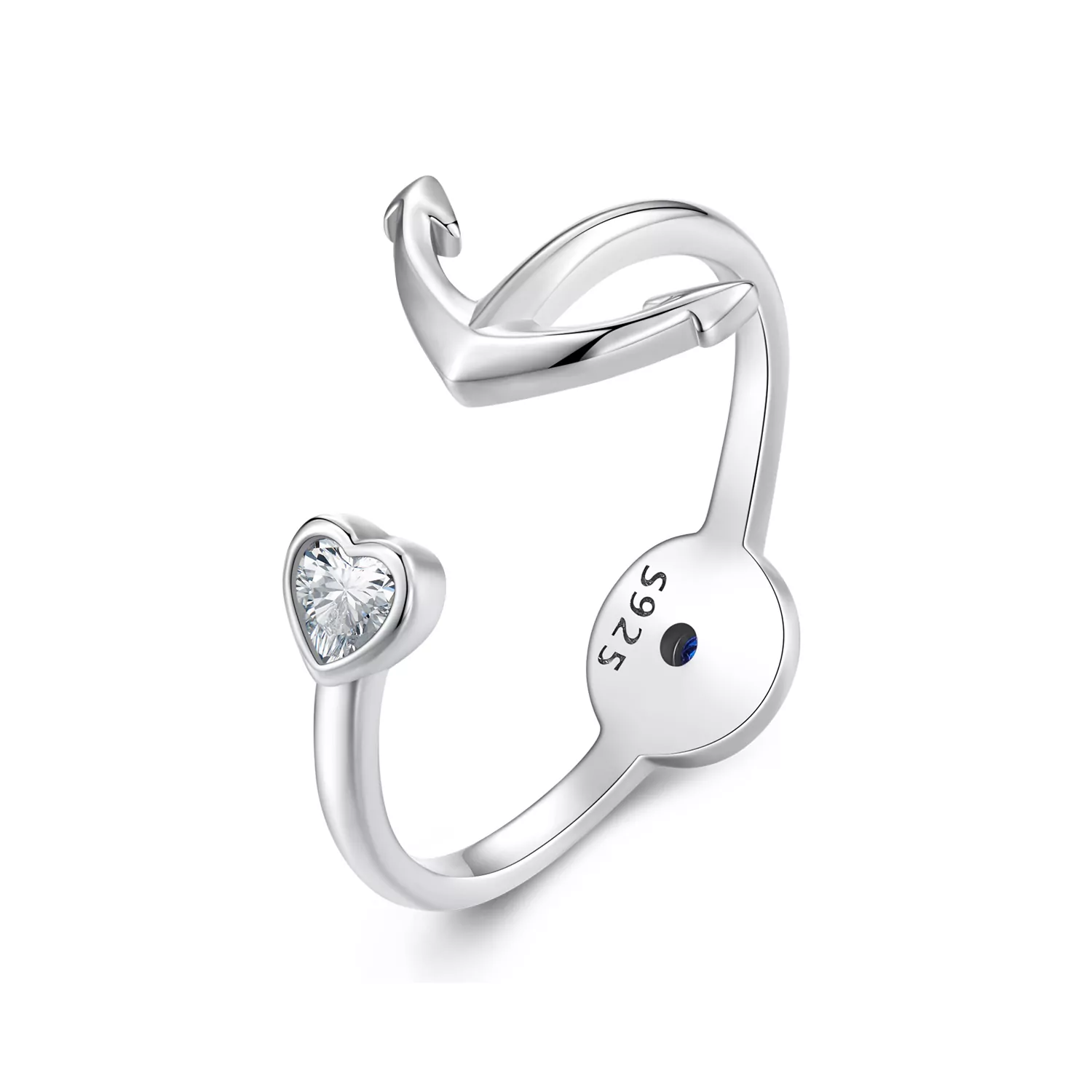 Pandora Stijl Anker Kompas Open Ring - SCR935