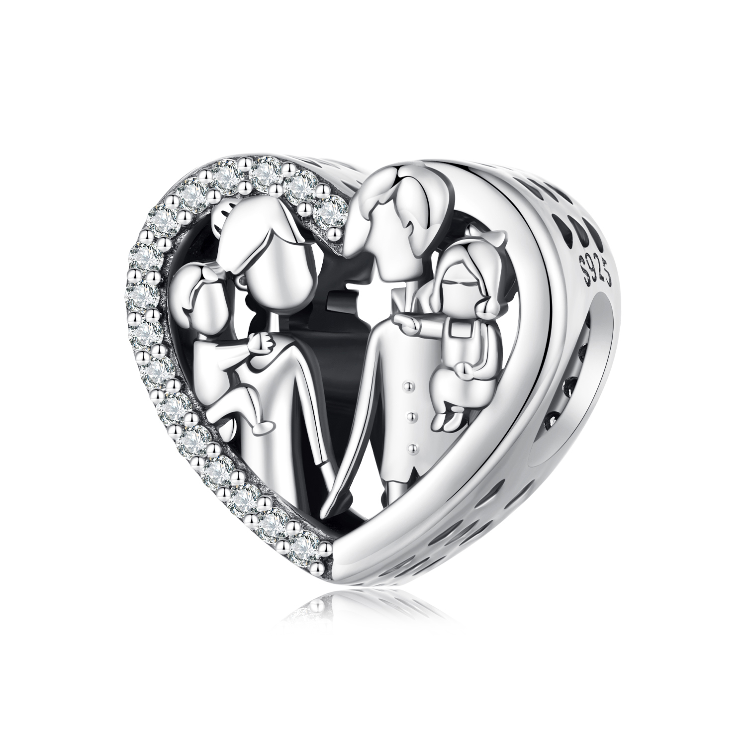 Pandora Stijl Familiebedel - SCC2514 Pandora Stijl Familiebedel - SCC2514