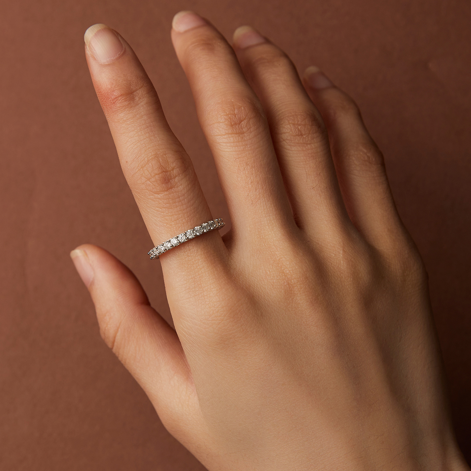 Pandora Stijl Fijne Moissanite Diamanten Ring - MSR028