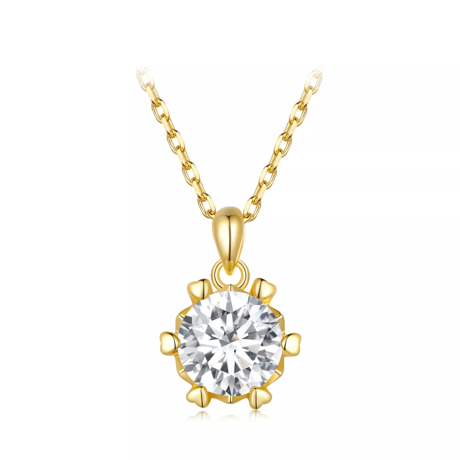 Pandora Stijl Ketting met Luxe Moissanite - MSN006-B